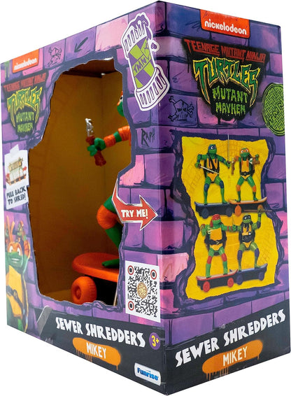 Teenage Mutant Ninja Turtles 71058 Sewer SHREDDERS Movie Michaelangelo Switch Kick Skater Raphael Classic, Various