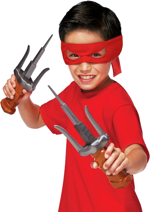 Teenage Mutant Ninja Turtles 83534CO Mutant Mayhem Raphael Sai's Basic Role Play Set. Ideal Present for Boys 4 to 7 Years and TMNT Fans