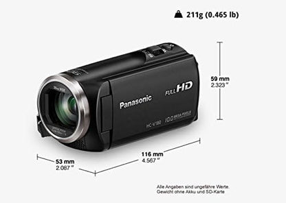 Panasonic HC-V180EG-K camcorder Handheld camcorder 2.51 MP MOS BSI Full HD Black