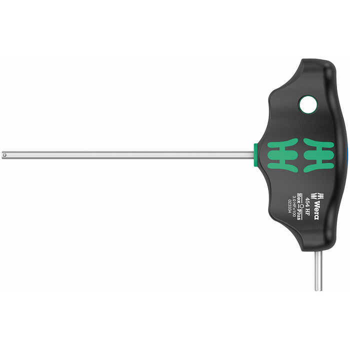 Wera 05023334001 454 HF T-Handle Hexagon Screwdriver Hex-Plus with Holding Function