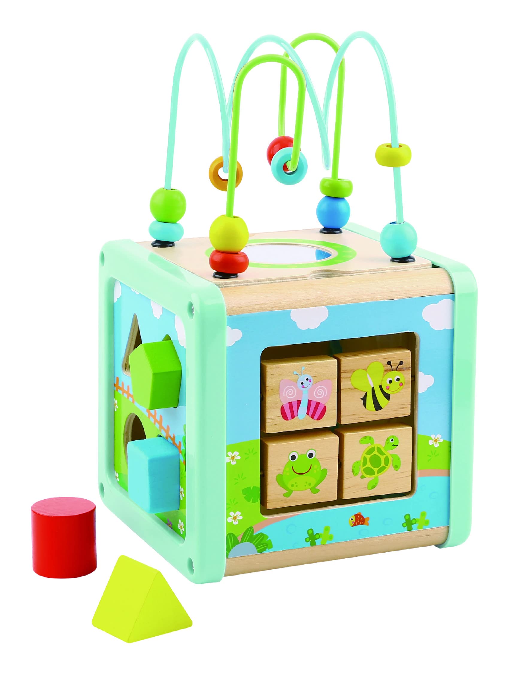 Tooky Toy TK492 Wooden Play Cube