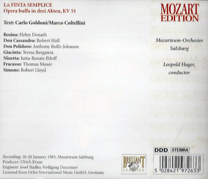 Mozart - La Finta Semplice