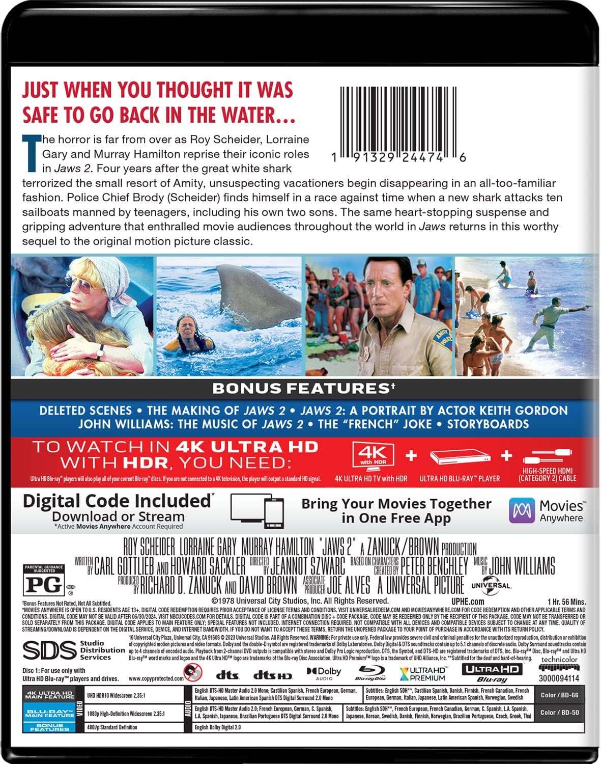 Jaws 2   (English audio. English subtitles