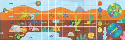 Mudpuppy Let’s Go, Dinos! Magnetic Board Game – Colorful Racing Game for Kids Ages 5-10, 2-6 Players – Compact & Magnetic Design, Ideal Travel Activity for Kids, Instructions Included