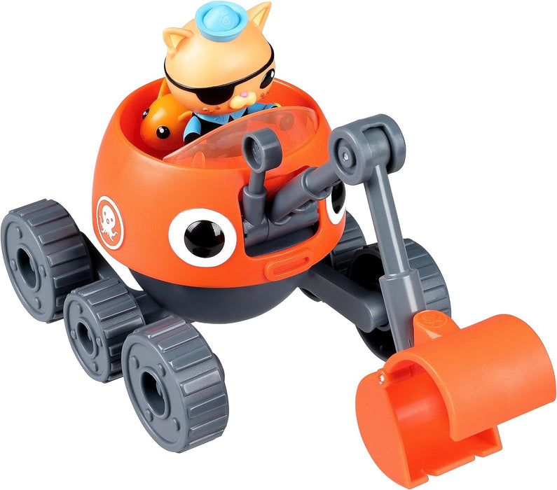 Octonauts Above & Beyond Terra Gup 3 And Kwazii Deluxe Toy Vehicle & Figure Set, Recreate Octonauts Missions, Includes 2,8" Kwazii Character Figure And Pikas Creature Figure,