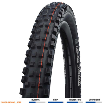 Schwalbe Magic Mary Evo 65-584 Super Trail Folding Tyre 27.5 x 2.6 Inches