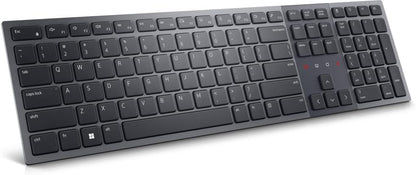DELL KB900 keyboard RF Wireless + Bluetooth QWERTY UK English Graphite