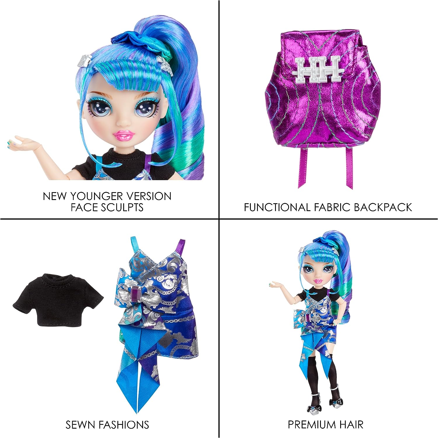 Rainbow High Junior High S3 Doll - Holly Devious