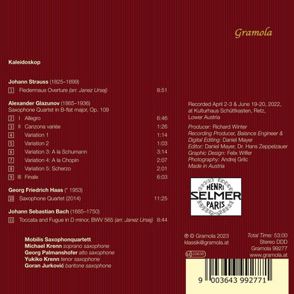 Mobilis Saxophonquartett: Kaleidoskop