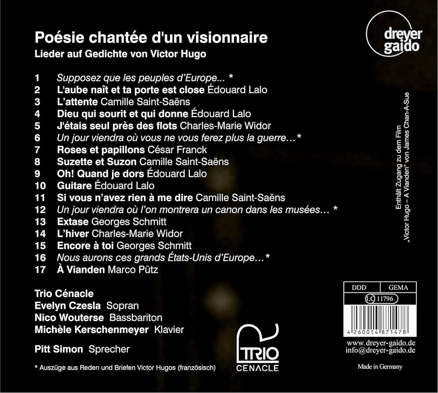 Victor Hugo: Poésie Chantée D'un Visionnaire
