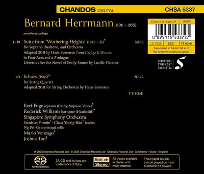 Bernard Herrmann: Suite from Wuthering Heights/...