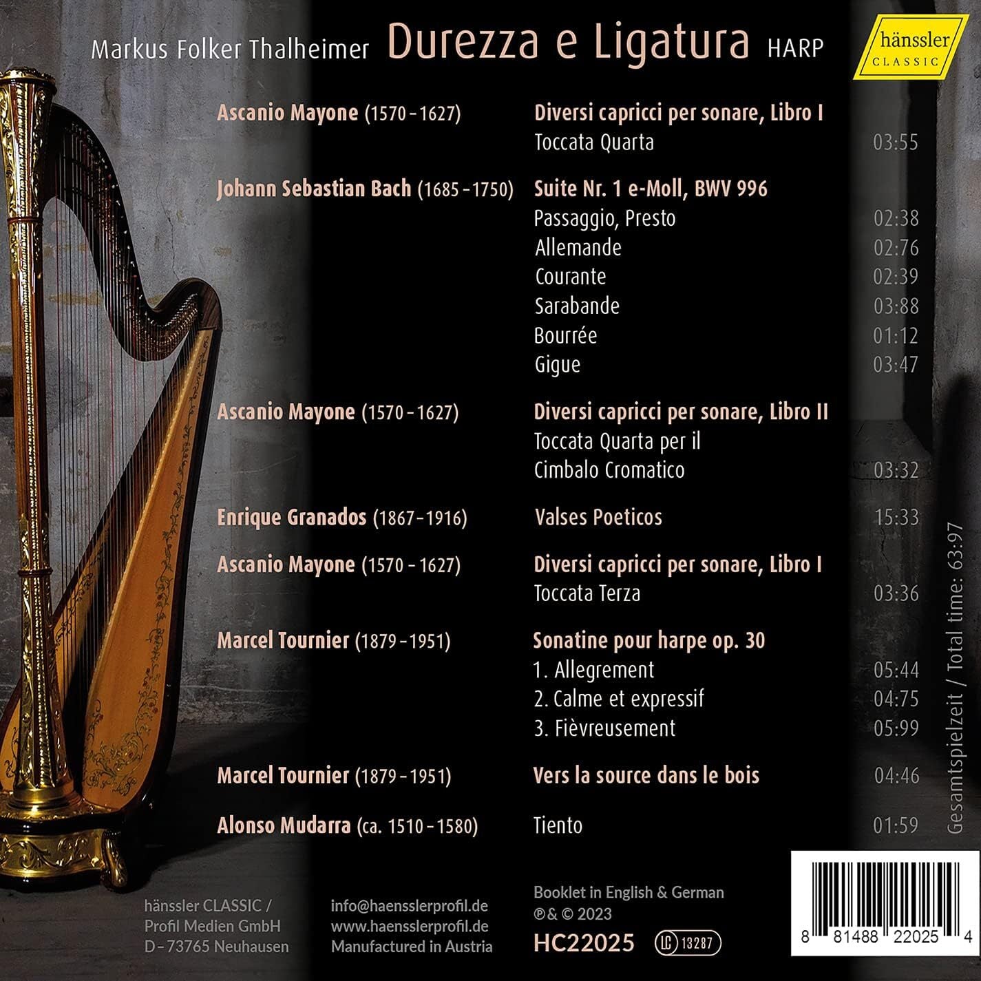 Markus Folker Thalheimer: Durezza E Ligatura