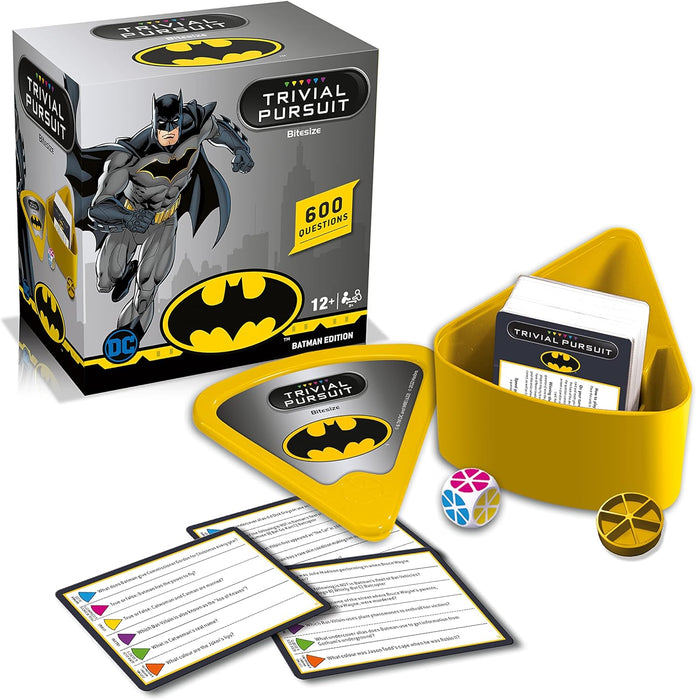 Winning Moves Batman Trivial Pursuit Bite Size – DC Comics – Gelb (WM01359-EN1-6