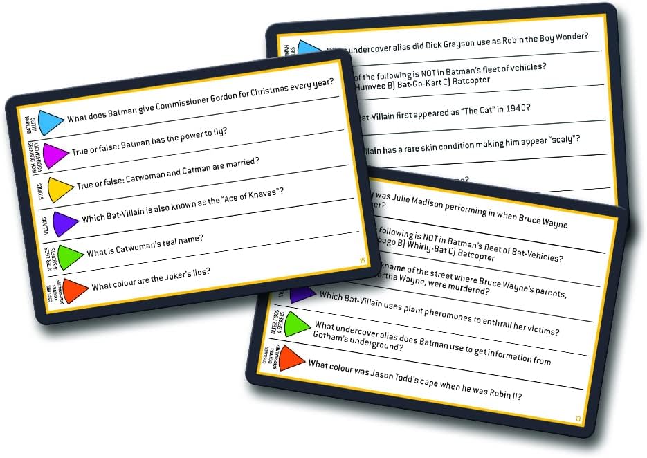 Winning Moves Batman Trivial Pursuit Bite Size – DC Comics – Gelb (WM01359-EN1-6