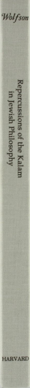 Repercussions of the Kalam in Jewish Philosophy