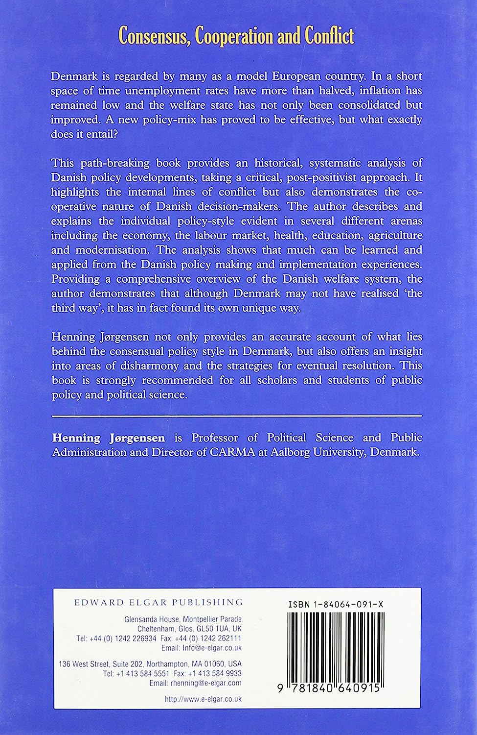 Consensus, Cooperation and Conflict