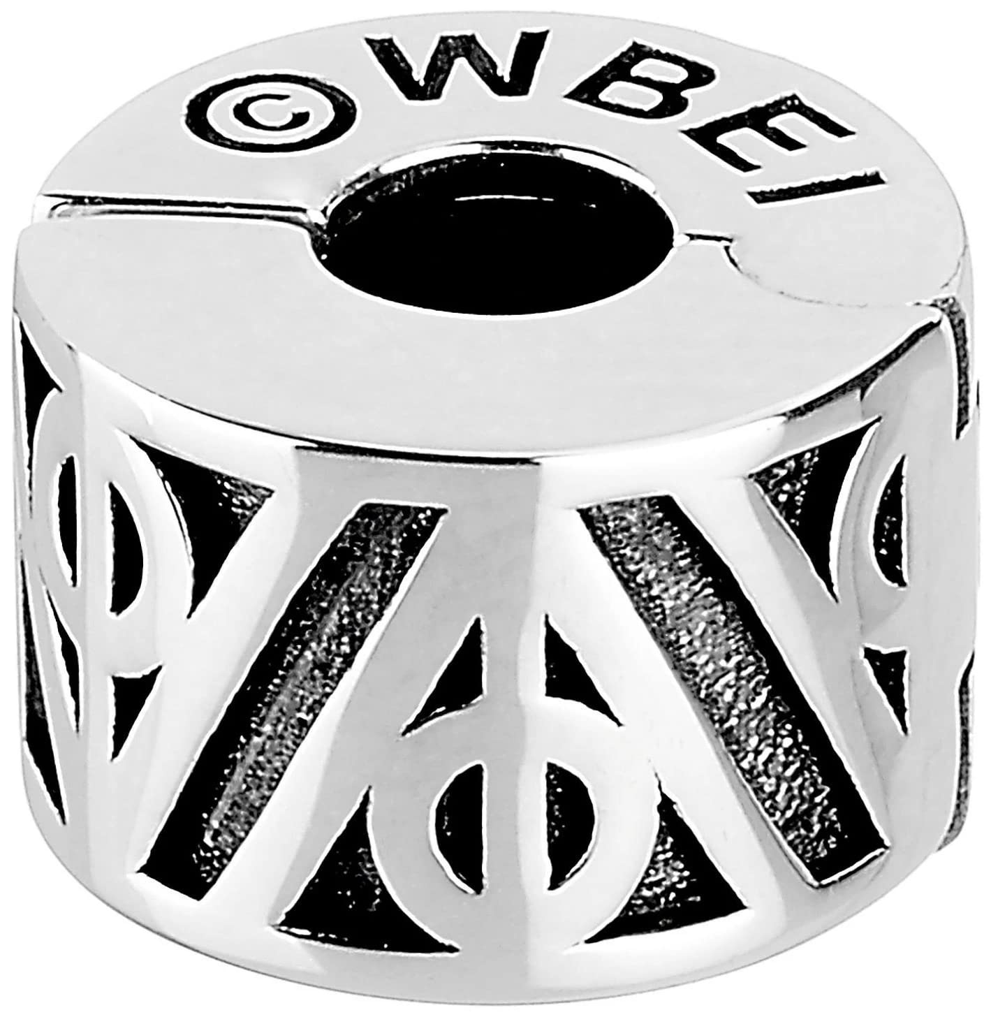 Official Harry Potter Sterling Silver Deathly Hallow Stopper Bead by The Carat Shop