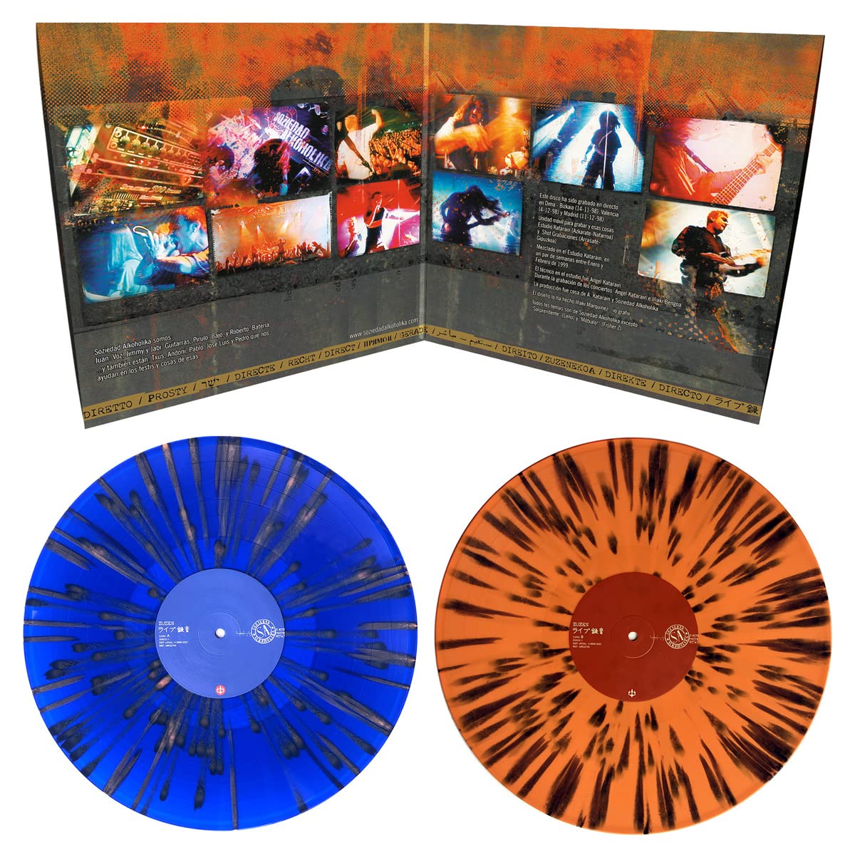 Directo Azul/Naranja Splatter, Ed. Coleccionista) 2Lp