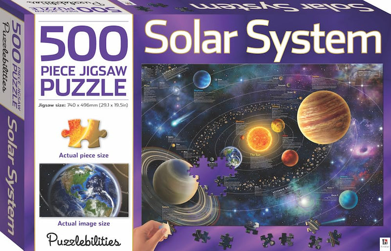 Puzzlebilities 500-Piece Jigsaw Puzzles for Children - Home Learning Educational Jigsaw (Solar System