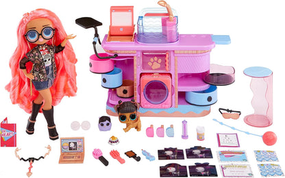 L.O.L. Surprise! O.M.G Rescue Vet Set - 45+ Surprises Including Colour Change Features, Two Pets, and Exclusive Fashion Doll Dr. Heart - House of Surprises Series - Great for Kids Ages 4+ Vet Series 2 Single