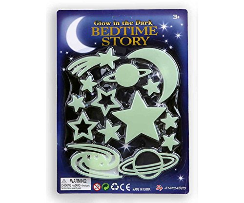Unbekannt Glow in The Dark Set Stars