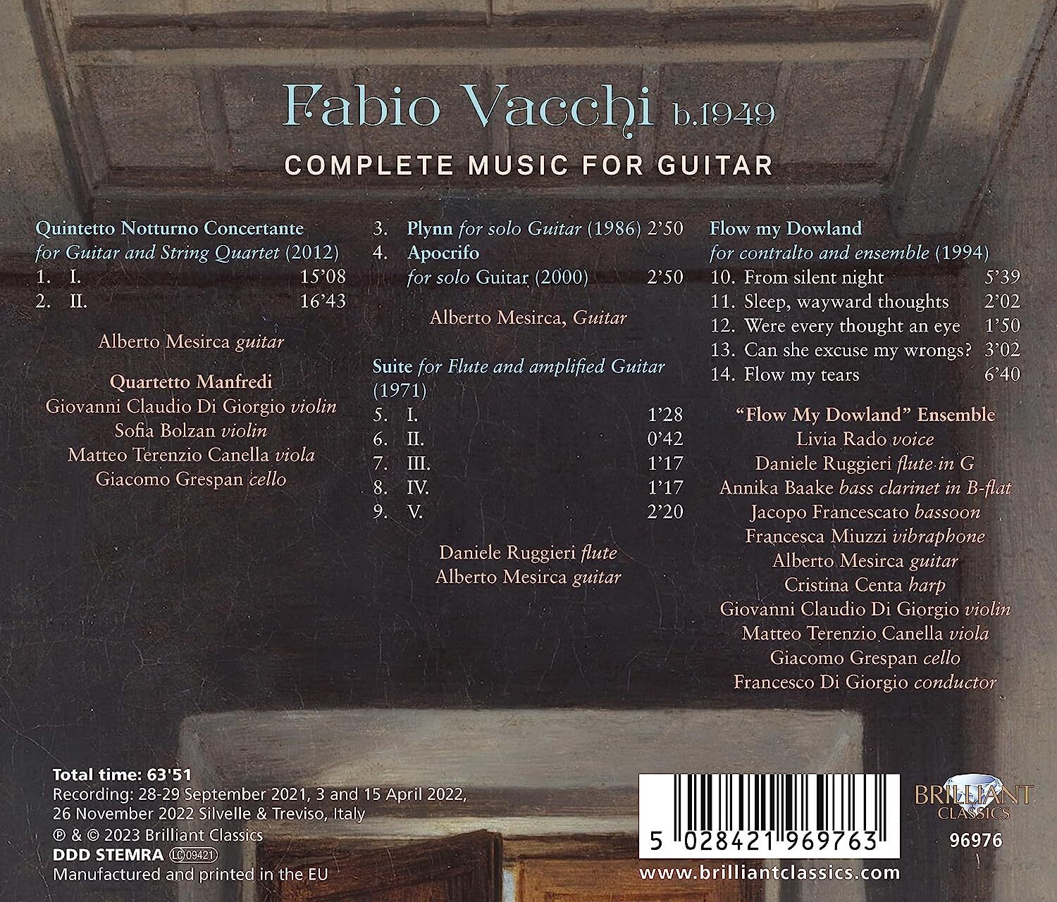 Fabio Vacchi: Complete Music for Guitar