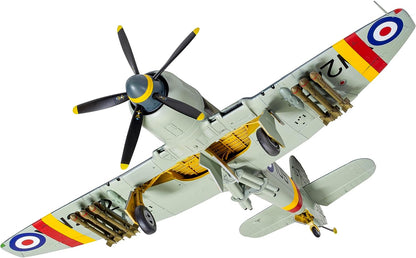 Airfix Model Set - A06105A Hawker Sea Fury FB.II Model Building Kit - Plastic Model Plane Kits for Adults & Children 8+, Set Includes Sprues & Decals - 1:48 Scale Model
