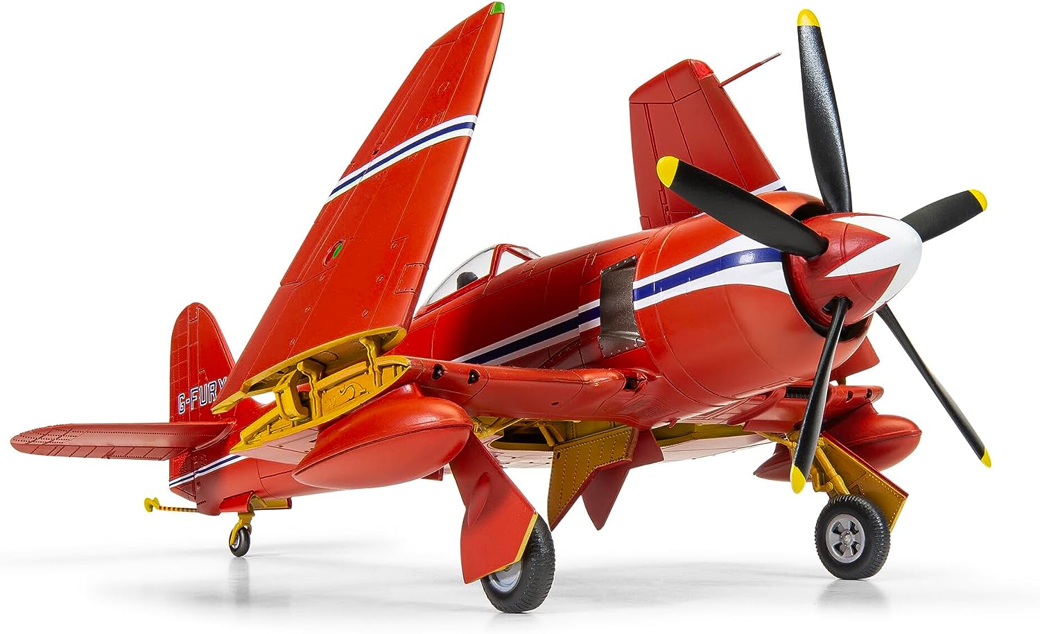Airfix Model Set - A06105A Hawker Sea Fury FB.II Model Building Kit - Plastic Model Plane Kits for Adults & Children 8+, Set Includes Sprues & Decals - 1:48 Scale Model