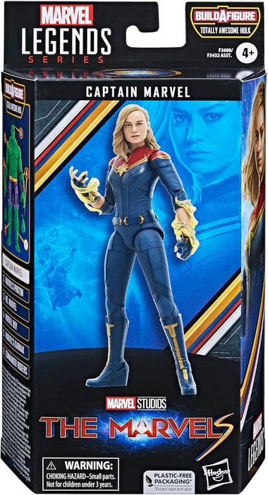 Marvel Legends Series Captain Marvel, The Marvels 6-Inch Collectible Action Figures, Toys for Ages 4 and Up
