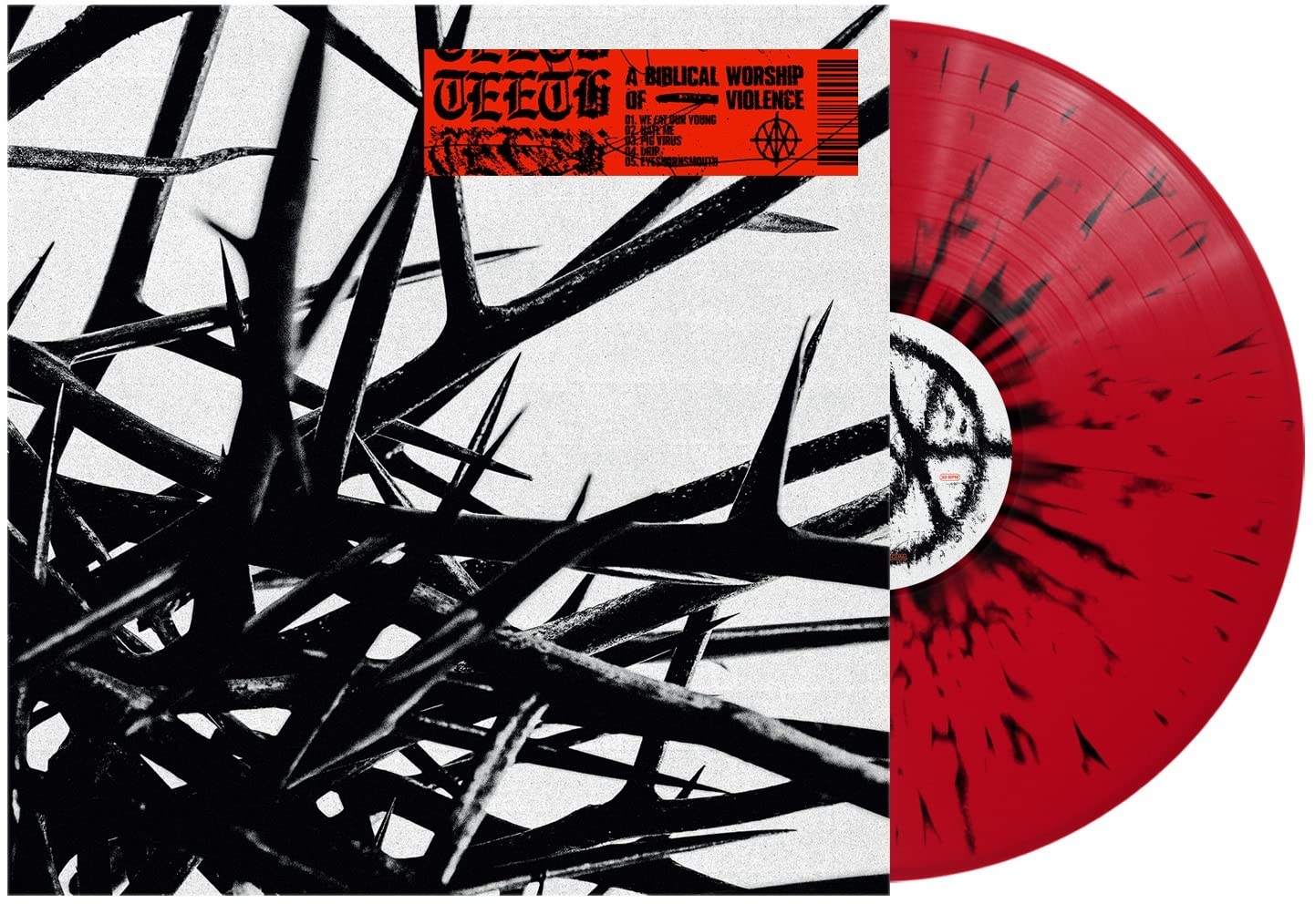 A Biblical Worship of Violence - Red & Black Splatter
