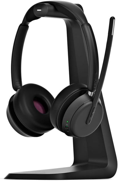 EPOS Impact 1060T ANC, Beidseitiges Bluetooth Headset Adaptive Hybrid Active Noise Cancellation (ANC), MS Teams Zerti