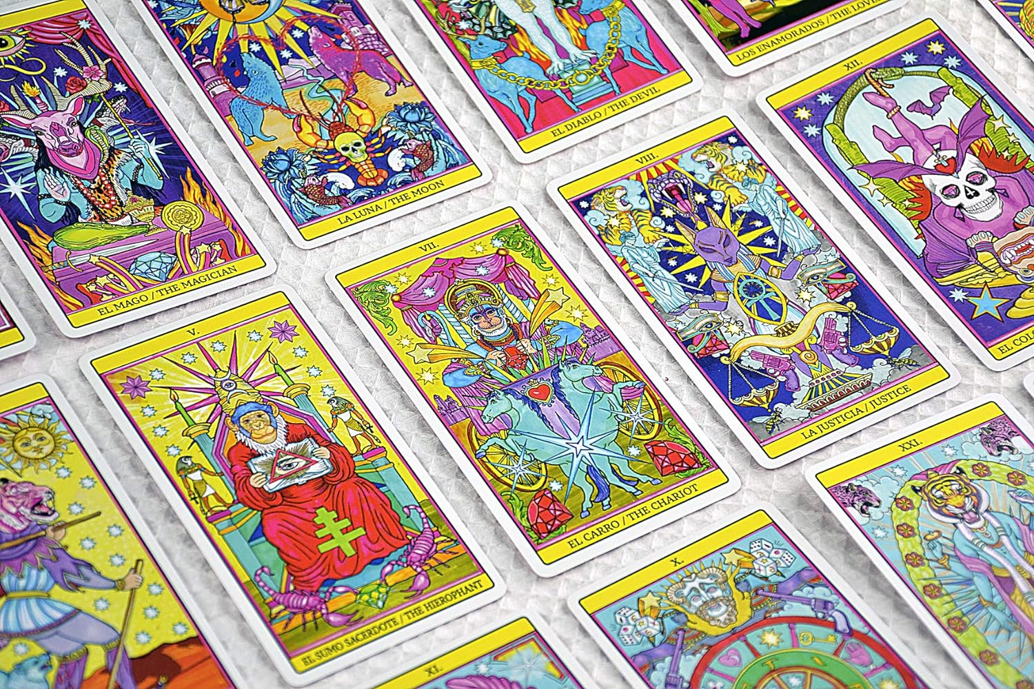 Fournier 1044656 Tarot Cards El Dios de Los Tres, Multicoloured