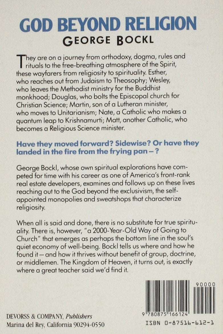 God Beyond Religion