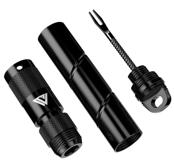 KOM Cycling Tubeless Tyre Repair Kit for Bikes – 8 Colors! Fixes Mountain Bike and Road Bicycle Tyre Punctures – Includes Tyre Repair Fork and Reamer, 8 Bacon Strips. Tubeless Repair Made Easy