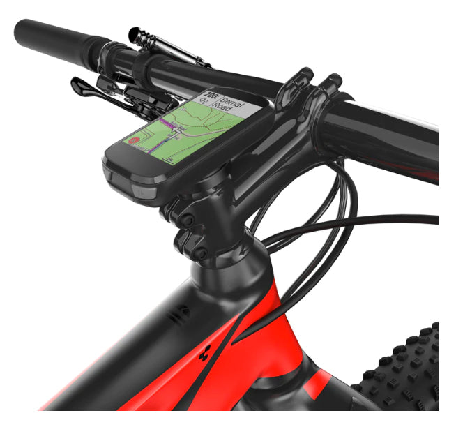 KOM Cycling Top Cap Mount for Garmin and Wahoo Bike Computers (Bike Mount for Edge 1040, Elemnt Roam, Elemnt Bolt v2) 1040 Bike Mount Compatible (Black