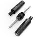 KOM Cycling Tubeless Tyre Repair Kit for Bikes – 8 Colors! Fixes Mountain Bike and Road Bicycle Tyre Punctures – Includes Tyre Repair Fork and Reamer, 8 Bacon Strips. Tubeless Repair Made Easy