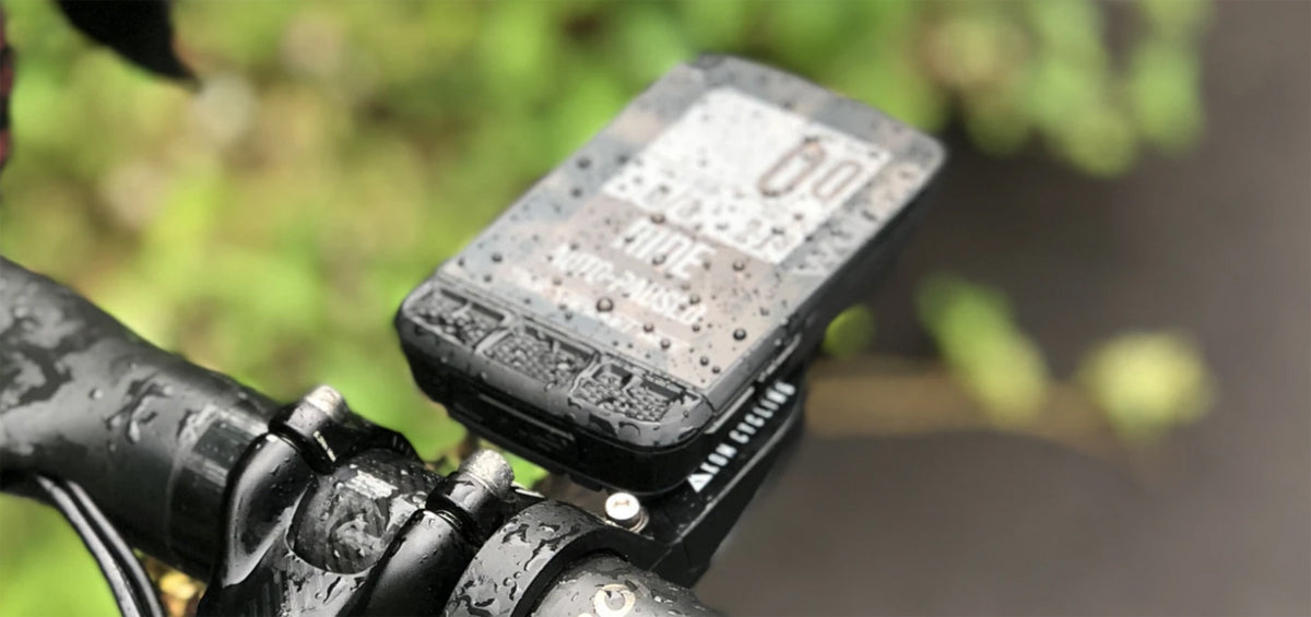 KOM Cycling Wahoo Elemnt Mount Compatible with Multiple Wahoo Computers Including The Wahoo Elemnt Bolt, Elemnt Roam, Elemnt Mini, and Elemnt - Multiple Colors 24g Out Front Mount (Light Blue