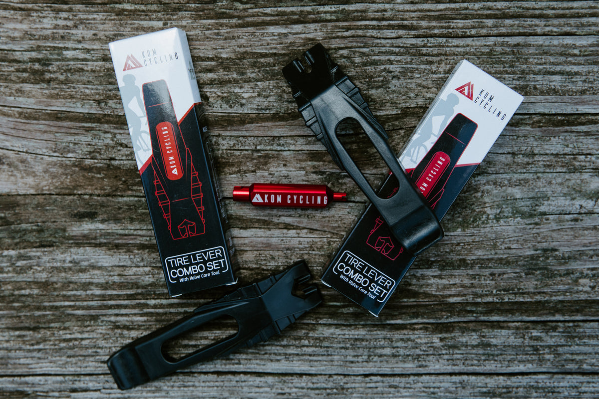 KOM Tyre Lever & Valve Core Tool Combo
