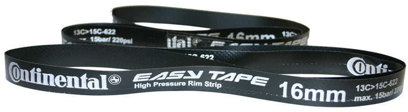 Continental Easy Tape Rim Strip High Pressure 2Pc Box Black 700C/29"X16mm