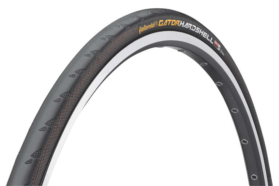 Continental Gator Hardshell Folding Bike Tire - Puncture Protection Replacement Road/Commuter Tire (23c, 25c, 28c, 32c
