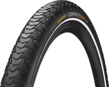 Continental Contact Plus Reflex Tyre Wire Bead Black/Black Reflex 700X35C