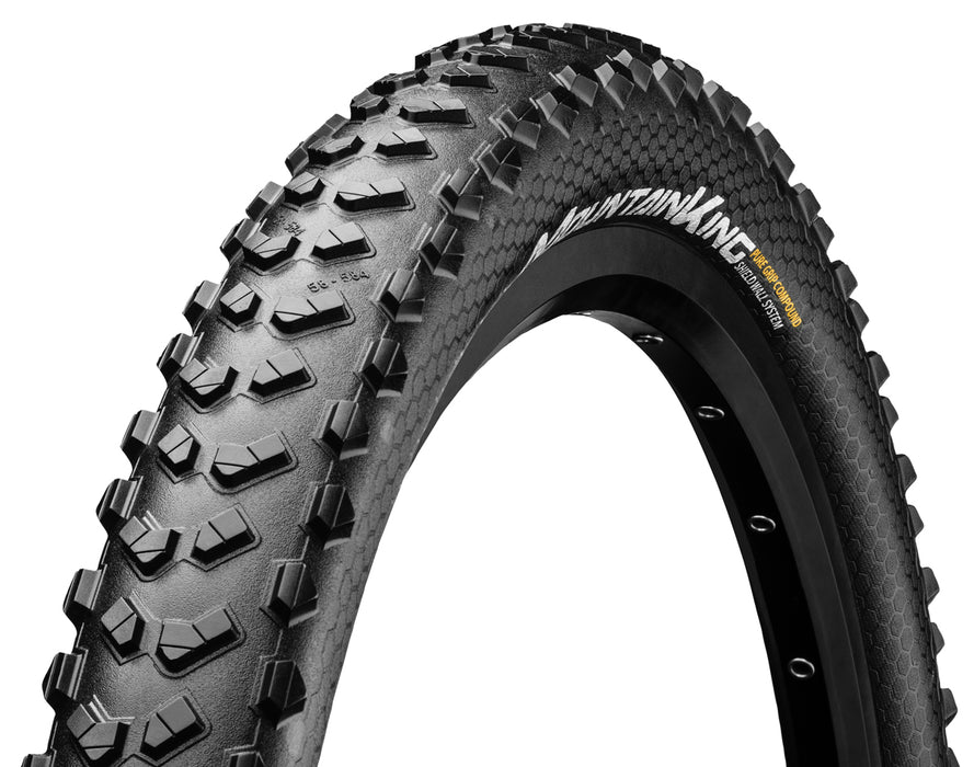 Continental Mountain King Shieldwall Tyre Foldable Puregrip Compound Black/Black 26X2.30"