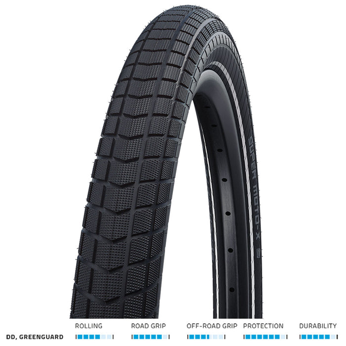 Schwalbe Super Moto-X (DC) Fahrrad Reifen // 62-406 (20×2,40´´
