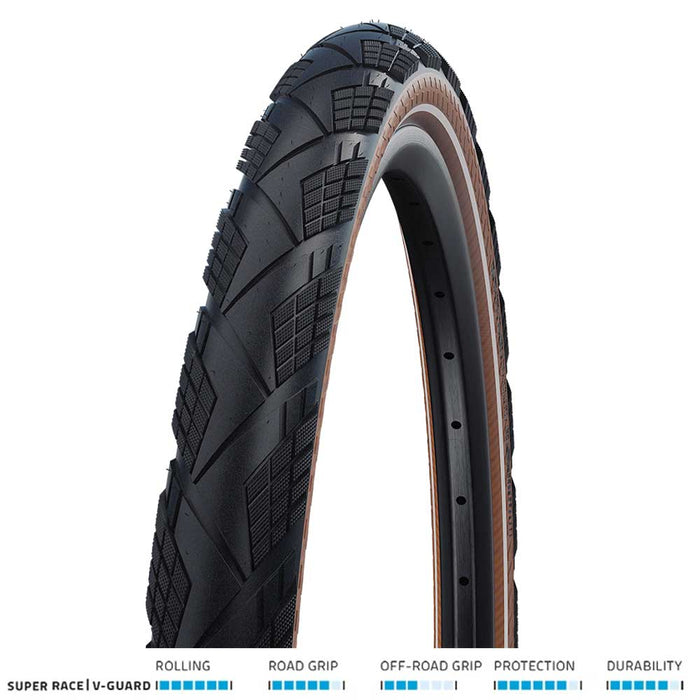 Schwalbe Marathon Efficiency Super Race V-Guard Folding Tyre