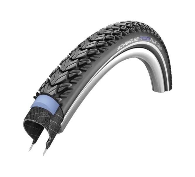 Schwalbe Men's Marathon Plus Tour Hs404 Performance Line Rigid Tyres