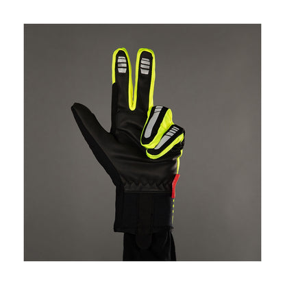 Chiba 2nd Skin Waterproof & Windprotect Glove in Neon Yellow - Small
