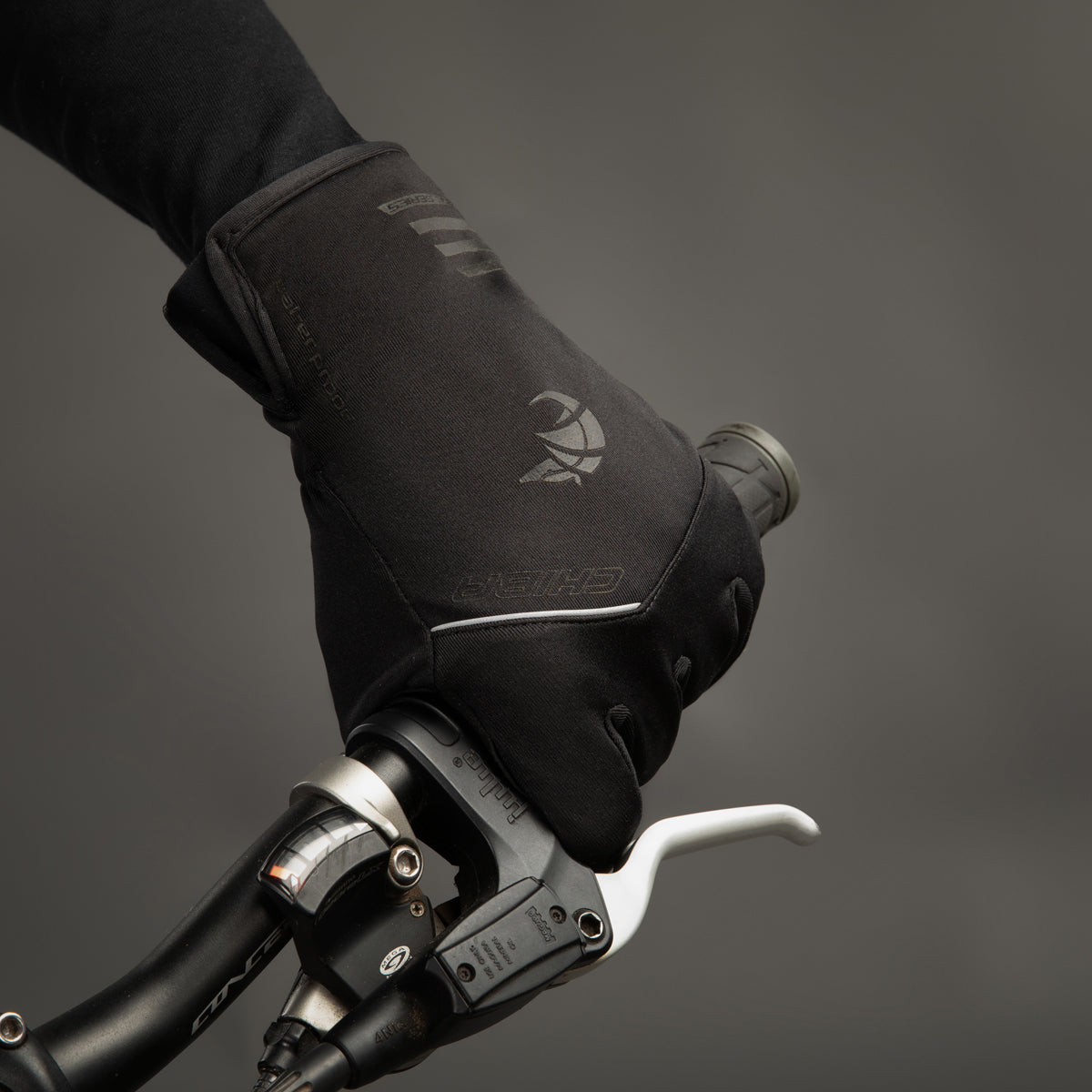 Chiba 2nd Skin Waterproof & Windprotect Glove in Black - Large