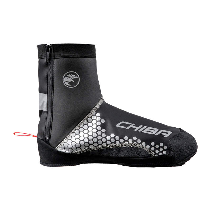 Chiba MTB Bicycle Overshoes Black/Grey 2021: Size: M (39-40