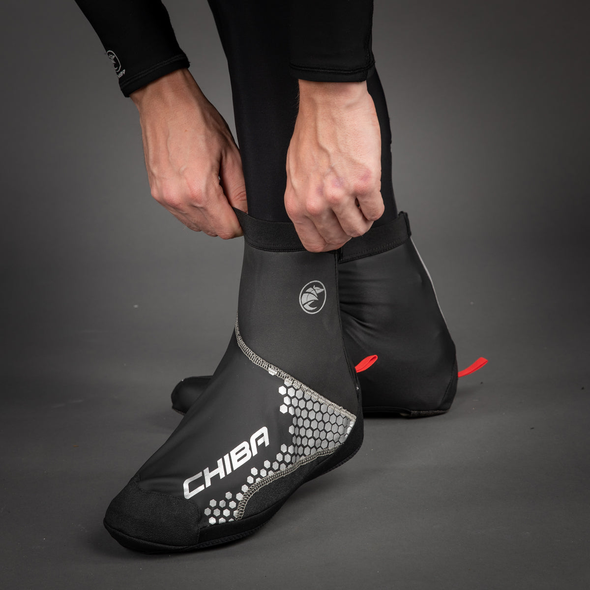 Chiba MTB Bicycle Overshoes Black/Grey 2021