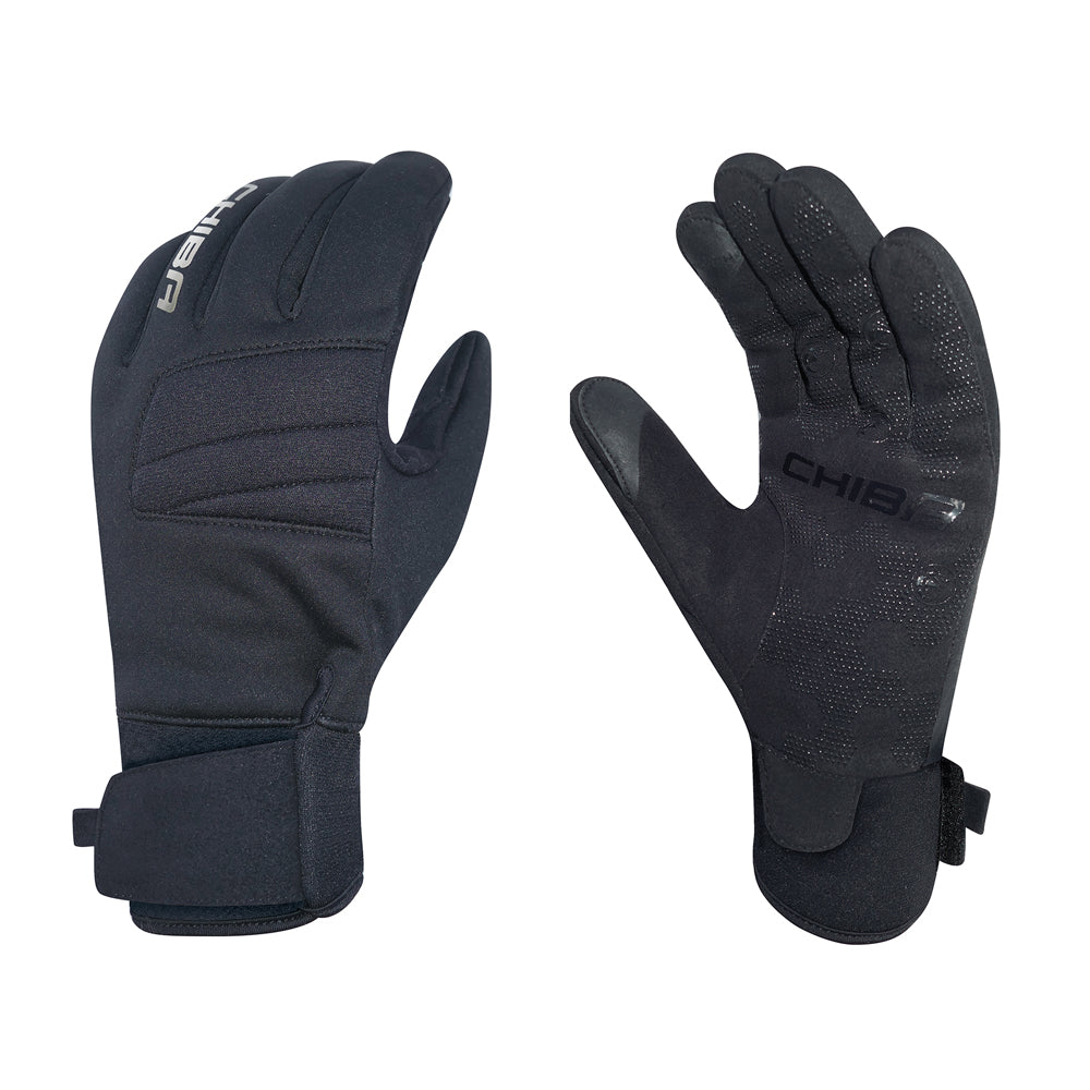 Chiba Classic Winter Fahrrad Handschuhe schwarz/silberfarben 2025 M (8), Chiba Classic II Glove in Black - Medium, Chiba – Classic – M, noir/argenté, Chiba Classic – M, nero/argento.